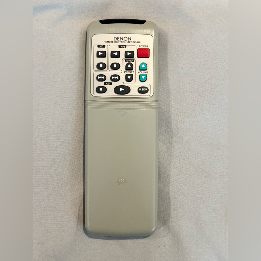 Genuine Original Denon RC-846 Remote Control DM10 DM3 DM5‎ UDM3 UDM5 UDRAM10